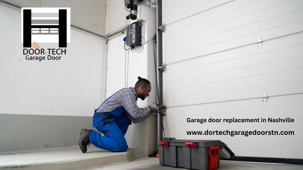 Garage door replacement in Nashville